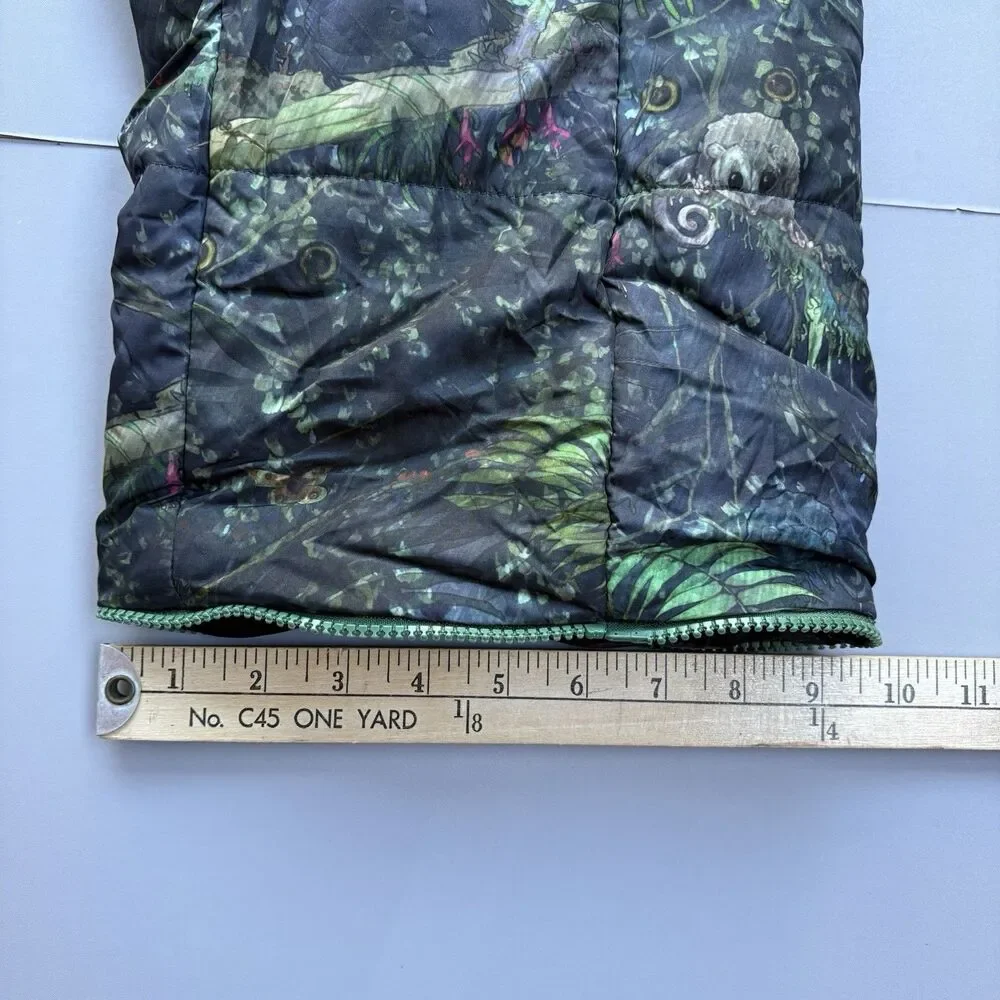 Selk Bag Recycled Wearable Sleeping Bag Rainforest Print Adult Small Camping